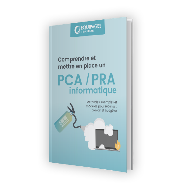 Mockup livre blanc PCA PRA