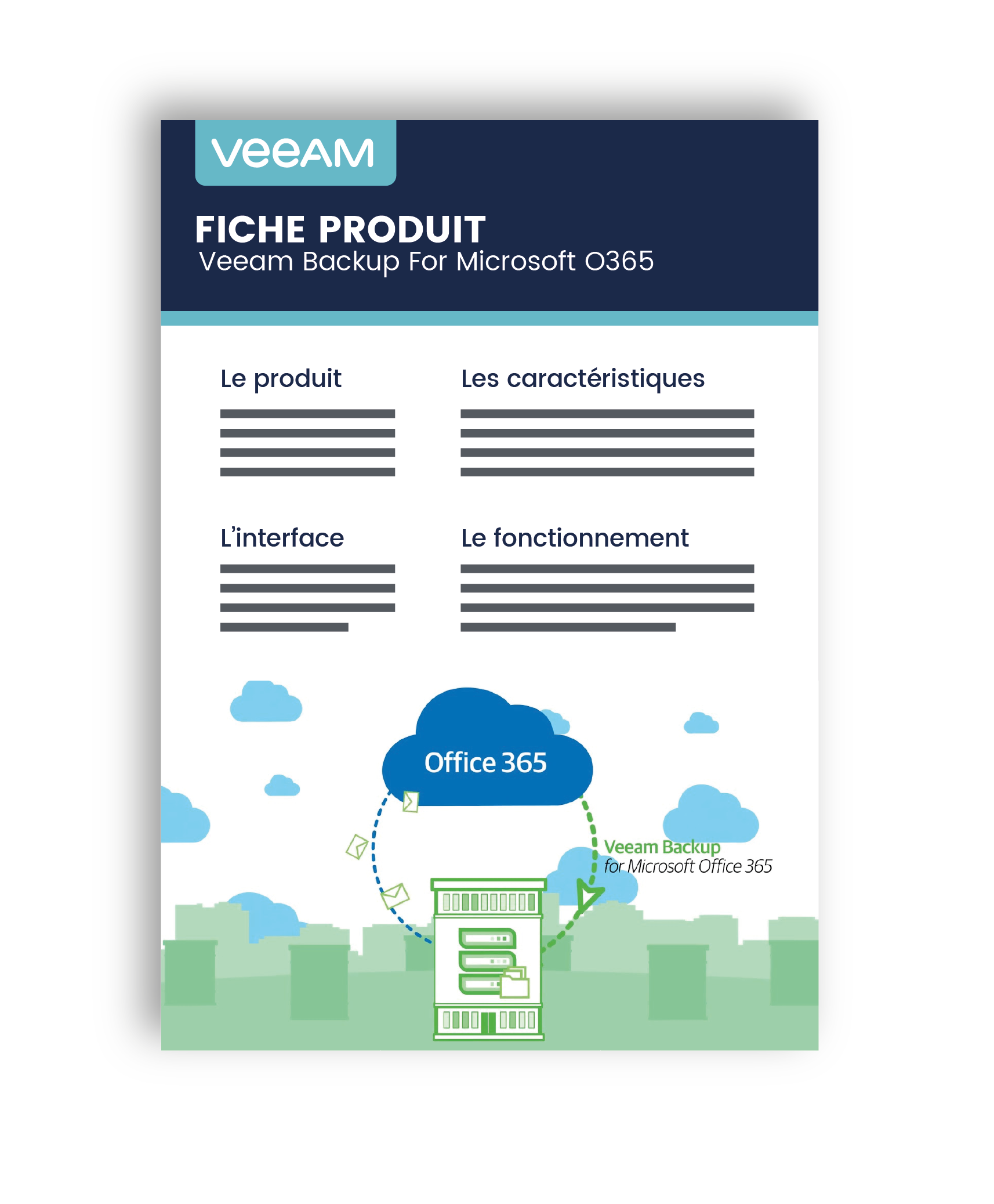 Mockup fiche produit Veeam O365