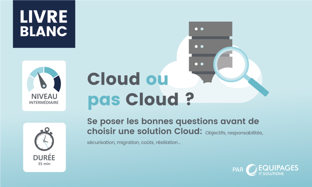 Illustration page Livre blanc Cloud ou pas Cloud