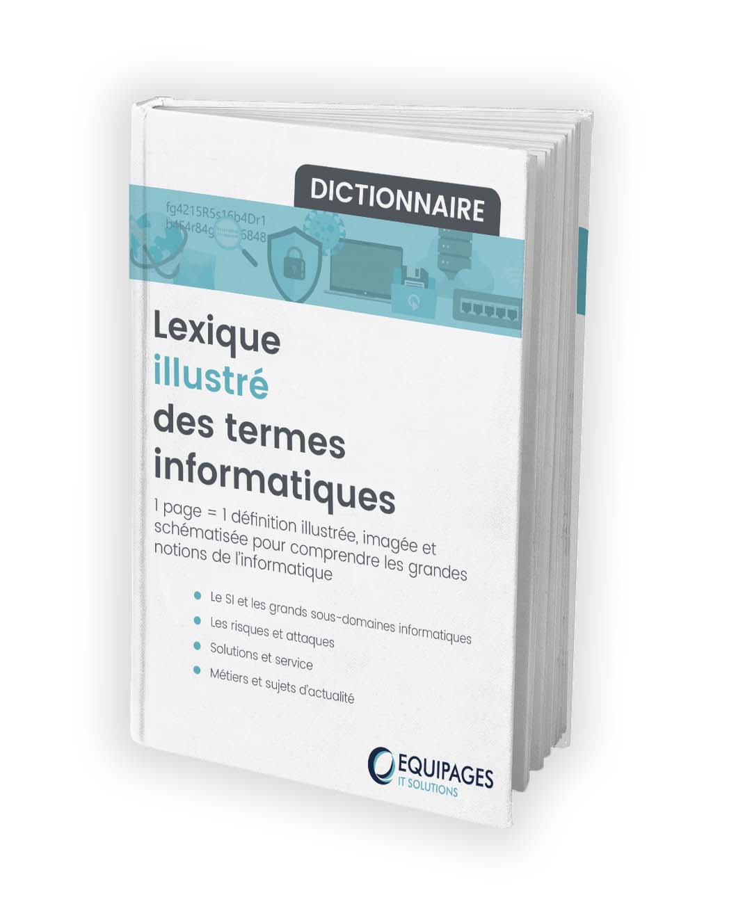 Mockup Lexique illustré des termes informatique