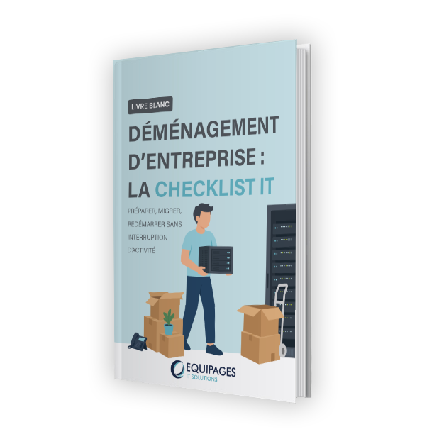 Mockup livre blanc Déménagement informatique